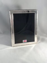 Load image into Gallery viewer, Hallmarked Solid Silver Photograph Frame - Ribbon And Reed Design