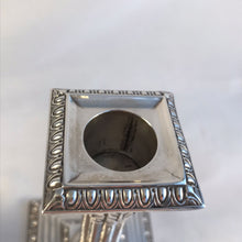 Load image into Gallery viewer, Victorian Silver Corinthian Column Candlesticks London 1901