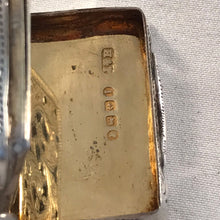 Load image into Gallery viewer, Victorian Silver Vinaigrette With Ivy Leaf Decoration Birmingham 1885