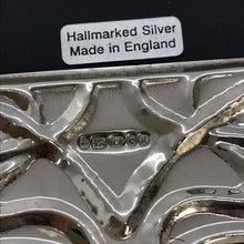 Load image into Gallery viewer, Art Nouveau Style Silver Photograph Frame with Flower Detail