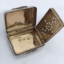 Load image into Gallery viewer, George IV Silver Vinaigrette John Bettridge 1824