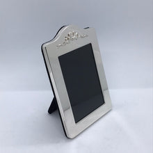 Load image into Gallery viewer, Hallmarked Solid Silver Photograph Frame Arched Top With Bow Design - Vertical