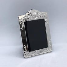 Load image into Gallery viewer, Hallmarked Solid Silver Photograph Frame With Toy Design And Arched Top