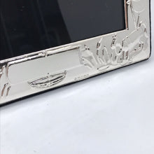 Load image into Gallery viewer, Hallmarked Silver Children’s Photo Frame Nursery Or Christening Bow Design