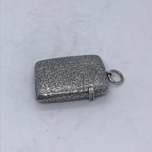 Load image into Gallery viewer, Silver Vesta With Round Cartouche Birmingham 1894