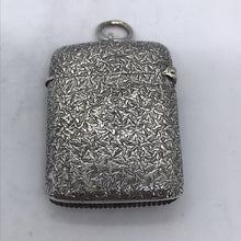 Load image into Gallery viewer, Silver Vesta With Round Cartouche Birmingham 1894