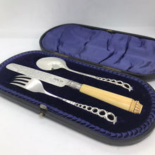 Load image into Gallery viewer, Boxed Christening Set Atkin Brothers Sheffield 1900