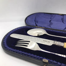 Load image into Gallery viewer, Boxed Christening Set Atkin Brothers Sheffield 1900