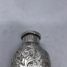 Load image into Gallery viewer, Silver Morton's Patent "The Maze" Vesta Stamped Sterling Silver