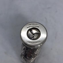 Load image into Gallery viewer, Silver Morton's Patent "The Maze" Vesta Stamped Sterling Silver