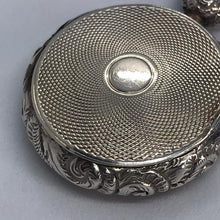 Load image into Gallery viewer, Pocket Watch Shaped Silver Vinaigrette Gervaise Wheeler Birmingham 1835