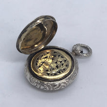 Load image into Gallery viewer, Pocket Watch Shaped Silver Vinaigrette Gervaise Wheeler Birmingham 1835