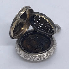 Load image into Gallery viewer, Pocket Watch Shaped Silver Vinaigrette Gervaise Wheeler Birmingham 1835