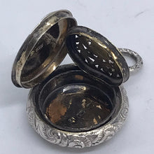 Load image into Gallery viewer, Pocket Watch Shaped Silver Vinaigrette Gervaise Wheeler Birmingham 1835