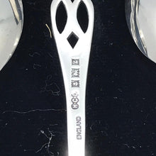 Load image into Gallery viewer, Boxed Set Of Ornate Silver Spoons Henry Clifford Davies 1959