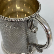 Load image into Gallery viewer, Silver Christening Mug Hallmarked George Unite Birmingham 1875