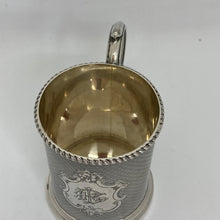 Load image into Gallery viewer, Silver Christening Mug Hallmarked George Unite Birmingham 1875