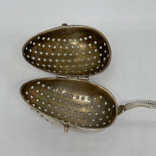 Load image into Gallery viewer, Edwardian Silver Tea Infuser Hallmarked C E Williams Birmingham 1901