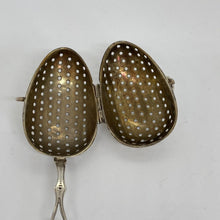Load image into Gallery viewer, Edwardian Silver Tea Infuser Hallmarked C E Williams Birmingham 1901
