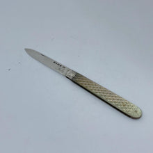 Load image into Gallery viewer, Silver And Mother Of Pearl Fruit Knife George Unite Birmingham 1858