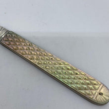 Load image into Gallery viewer, Silver And Mother Of Pearl Fruit Knife George Unite Birmingham 1858