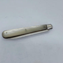 Load image into Gallery viewer, Silver And Mother Of Pearl Fruit Knife Thomas Marples Sheffield 1895