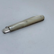 Load image into Gallery viewer, Silver And Mother Of Pearl Fruit Knife Thomas Marples Sheffield 1895