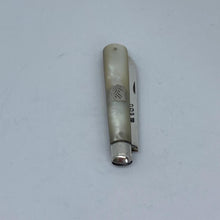 Load image into Gallery viewer, Silver And Mother Of Pearl Fruit Knife Thomas Marples Sheffield 1895