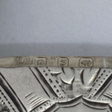 Load image into Gallery viewer, Silver Vesta With Shield Cartouche Henry Pope Birmingham 1899