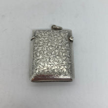 Load image into Gallery viewer, Silver Vesta With Shield Cartouche Henry Pope Birmingham 1899