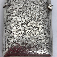 Load image into Gallery viewer, Silver Vesta With Shield Cartouche Henry Pope Birmingham 1899