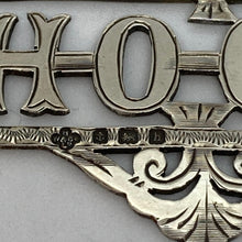 Load image into Gallery viewer, Unusual Edwardian Silver Decanter / Wine Label Hock Birmingham 1907