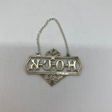 Load image into Gallery viewer, Unusual Edwardian Silver Decanter / Wine Label Hock Birmingham 1907