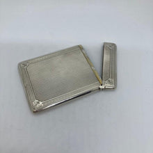 Load image into Gallery viewer, Silver Card Case George Unite Birmingham 1881 In Original Box