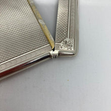 Load image into Gallery viewer, Silver Card Case George Unite Birmingham 1881 In Original Box