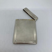Load image into Gallery viewer, Silver Card Case George Unite Birmingham 1881 In Original Box
