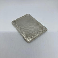 Load image into Gallery viewer, Silver Card Case George Unite Birmingham 1881 In Original Box