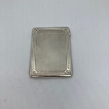 Load image into Gallery viewer, Silver Card Case George Unite Birmingham 1881 In Original Box