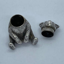 Load image into Gallery viewer, Edwardian Solid Silver Teddy Bear Pepperette William Vale & Sons Birmingham 1908