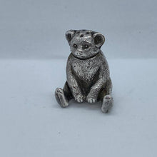 Load image into Gallery viewer, Edwardian Solid Silver Teddy Bear Pepperette William Vale & Sons Birmingham 1908
