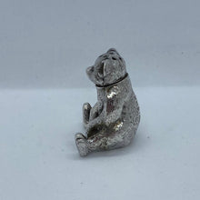 Load image into Gallery viewer, Edwardian Solid Silver Teddy Bear Pepperette William Vale & Sons Birmingham 1908