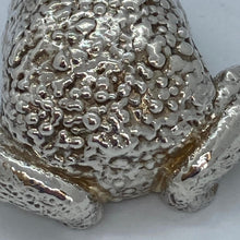 Load image into Gallery viewer, Silver Paperweight Modelled As A Toad Import Hallmarks