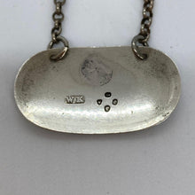 Load image into Gallery viewer, Silver Wine Label / Decanter Label Sherry William Knight London 1848