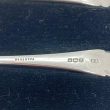 Load image into Gallery viewer, Set Of Six Silver Teaspoons With Shaped Handles Sheffield 1946