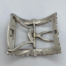 Load image into Gallery viewer, Georgian Silver Shoe Buckle Partial Hallmarks