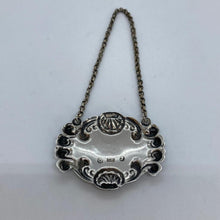 Load image into Gallery viewer, Scottish Silver Wine Label / Decanter Label Edinburgh 1829 - 1831