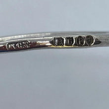 Load image into Gallery viewer, Victorian Silver Napkin Ring Twisted Knot Import Marks London 1895