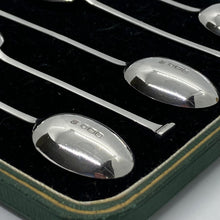 Load image into Gallery viewer, Set Of Six Silver Seal Top Teaspoons Cooper Brothers Sheffield 1926
