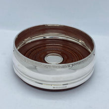 Load image into Gallery viewer, Hallmarked Solid Silver Wine Bottle Coaster / Holder Celtic Design New And Boxed