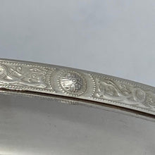 Load image into Gallery viewer, Hallmarked Solid Silver Wine Bottle Coaster / Holder Celtic Design New And Boxed